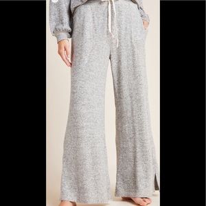 Anthropologie wide leg lounge pant